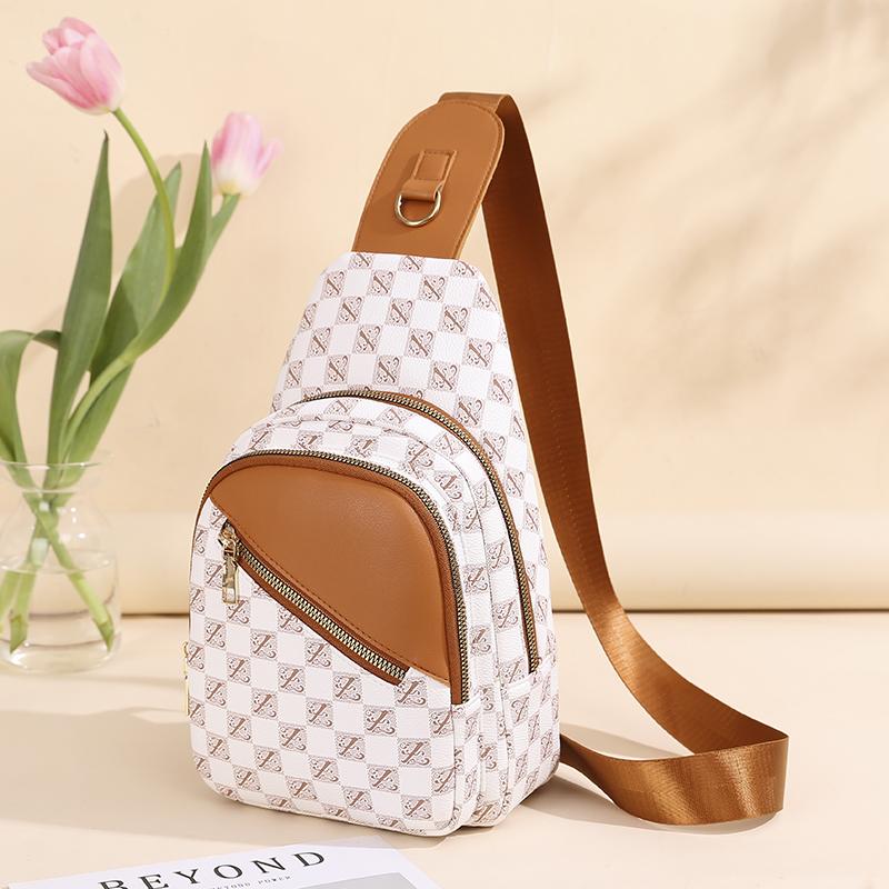 Leather Chest Bag For Women 2026.Buy PU Leather Chest Bags Shoulder Messenger Bags for Women High ...