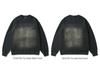 Men's Retro Washed Heavyweight Sweatshirt - 2025 Spring/Autumn Style, Round Neck, Long Sleeve