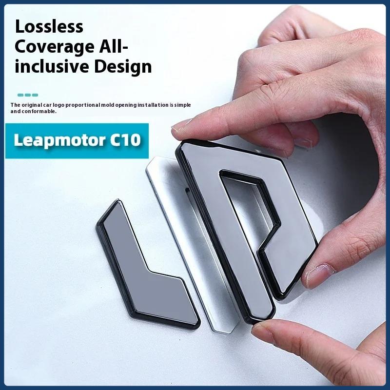 For Leapmotor C10 Car Blackening Modification Logo Letters Front Rear Automotive Badges Modification Sticker