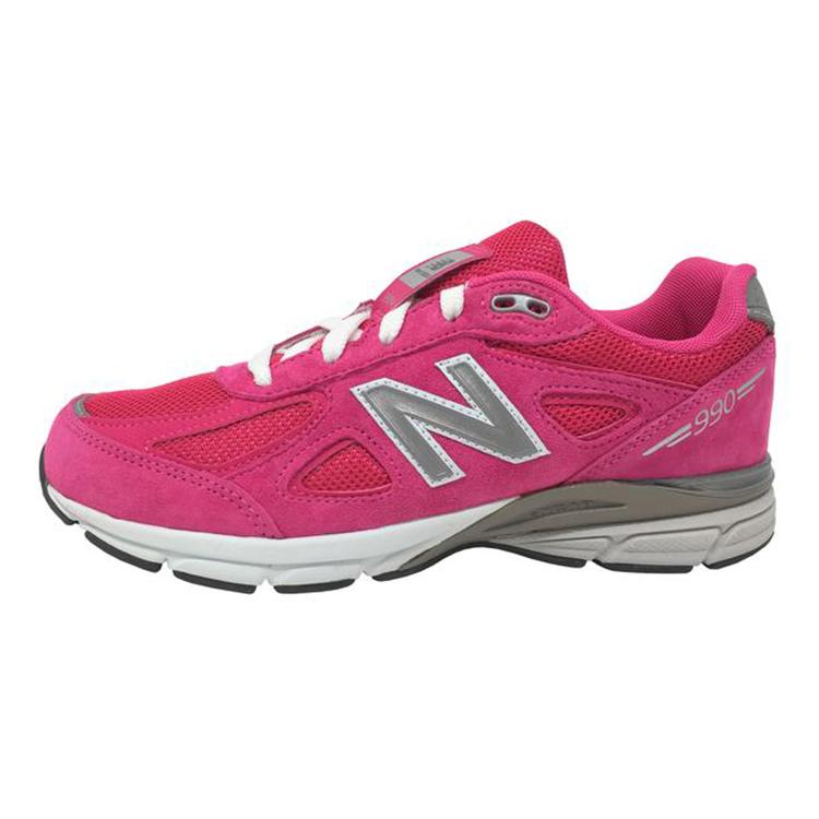 

New Balance NB 990 V4 Comfortable Cushioning Abrasion Resistant Breathable Low top Kids Lifestyle Shoes Unisex KJ990PEG Standard (M) 37.5