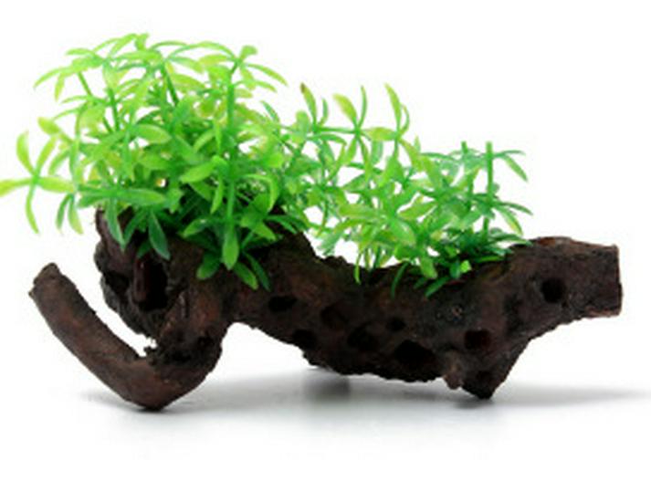 Resin Driftwood Aquarium Decor: Simulated Aquatic Plants for Turtle Tanks and Fish Tank Landscaping