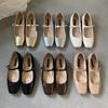 Retro Square Head Shallow Mouth Single Shoes Women 2025 New Fashion Spring and Autumn Korean Version Gentle Fairy Style Thick Heel Mary Jane