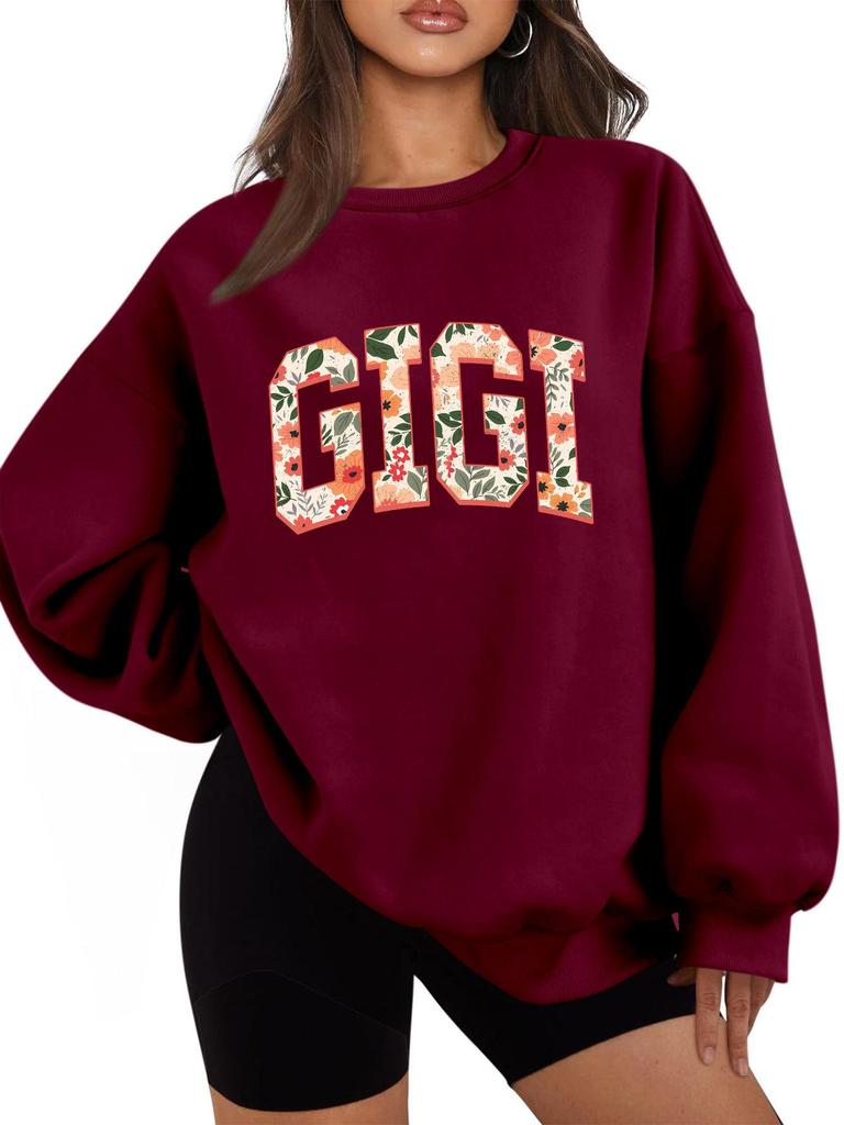 Gigi Women's Versatile Thick Warm Pullover Hoodie - Autumn/Winter New Arrival
