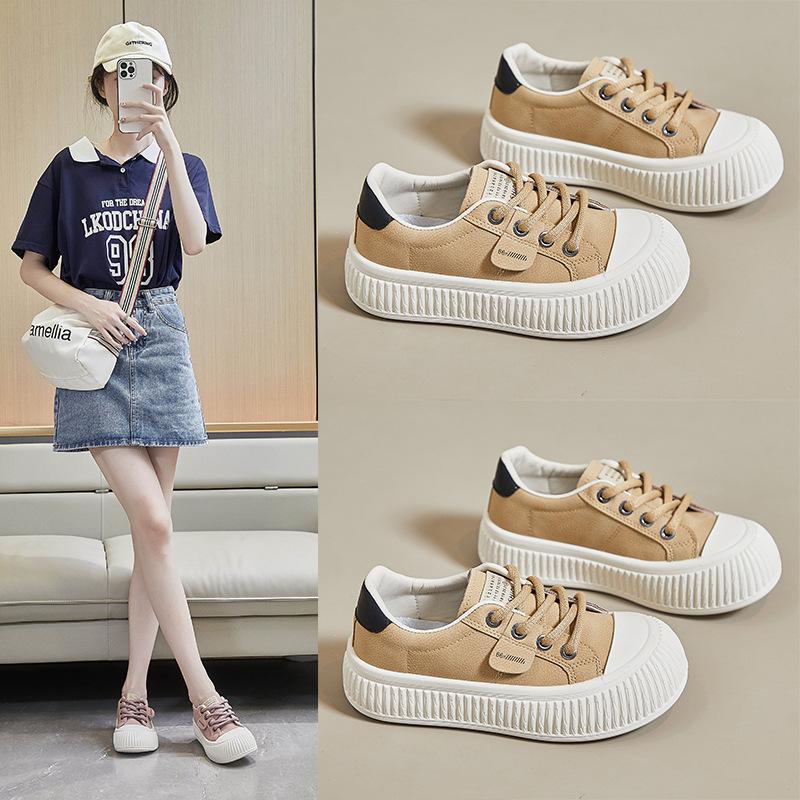Autumn new ins female student height-increasing sports board shoes female casual street shoes