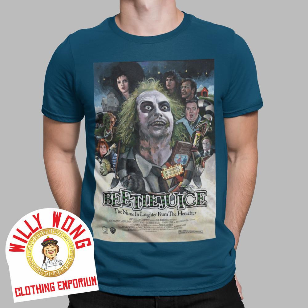 Beetlejuice T-Shirt 80s Comedy Retro Movie Tee Classic Vintage Gift Japan Poster Unisex T-Shirt XXXXL