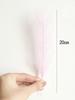 50 Pcs/Pack 20cm Artificial Reed Grass Plant Artificial Feather Phoenix Tail Grass DIY Fake Flower Materials Photography Props Home Wedding Decoration