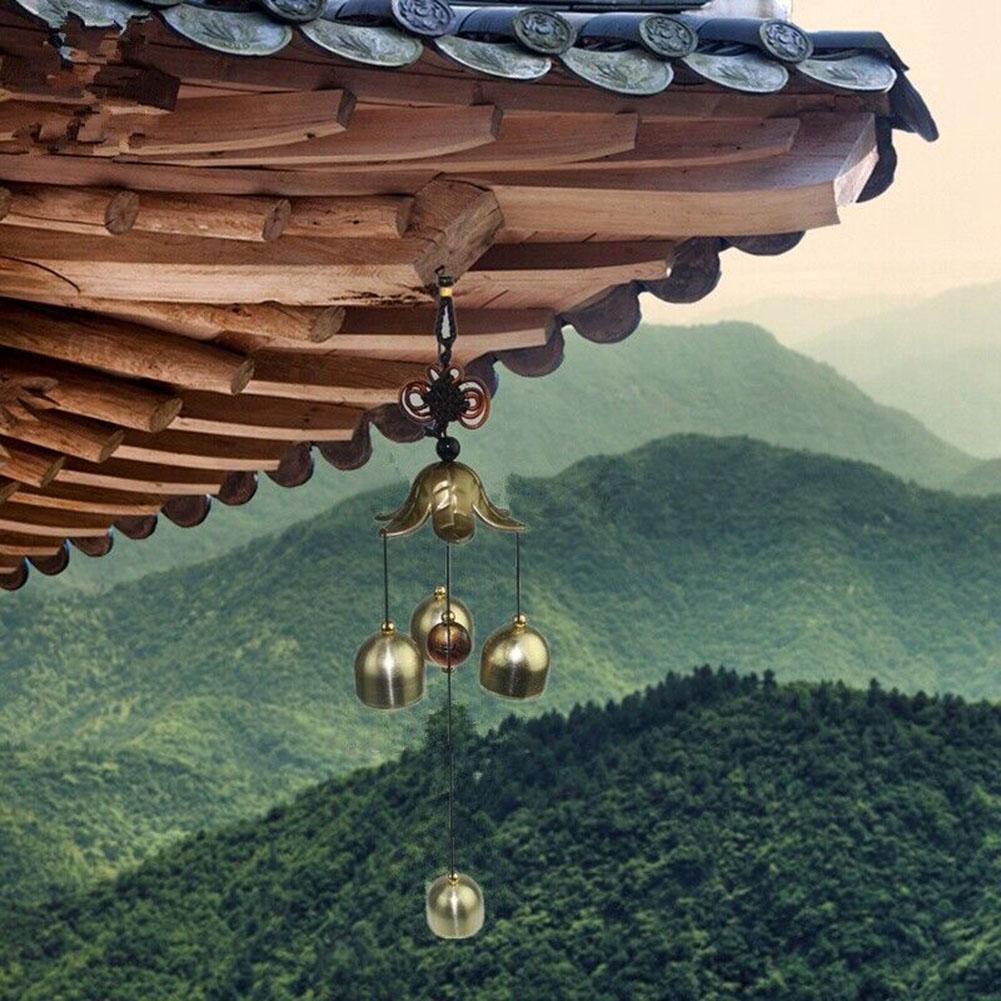 Bagua Wind Chime Decor Feng Shui Garden Hanging Home Lucky Mascot