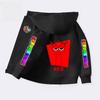 Bluzy z kapturem Sprunki dla dzieci Incredibox Figurki anime Bluza dla dziewczynki Dziecięcy wiosenno-jesienny sweter Prezent Ubrania dla chłopców 4-14L