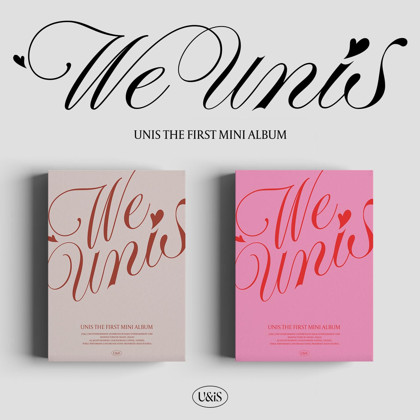 

UNIS 1st Mini Album WE UNIS (Korean version)