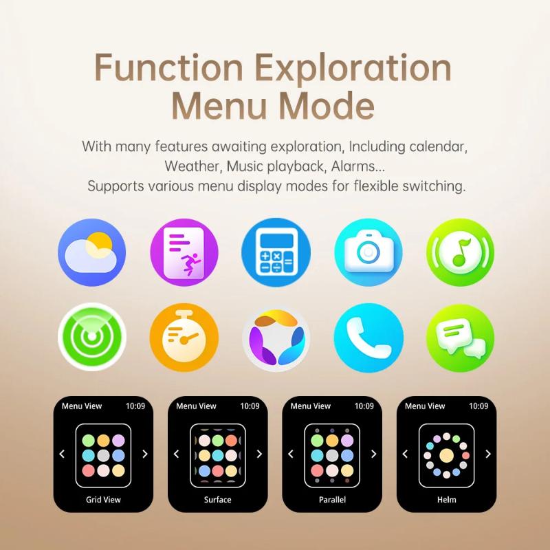 2025 New Men Sports SmartWatch 2.02in Screen Blood Oxygen Heart Rate Bluetooth Talking Watch 100+ Sport Mode Outdoor Smart Watch
