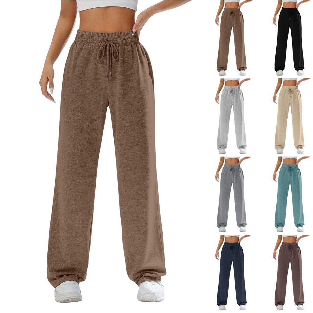 Women's High Waisted Wide Leg Sweatpants Casual Yoga Jogger Pants