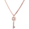 Pendentif Clé Romantique Ouvrez Votre Cœur Colliers en Acier Inoxydable pour Femmes Mode Coréenne Chaîne de Pull Clavicule Douce Sexy