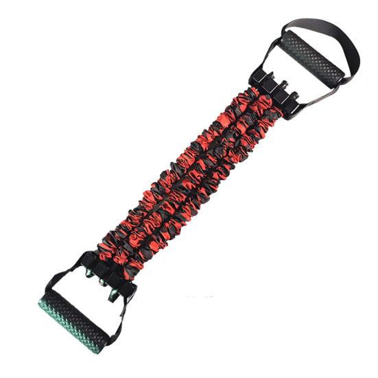 Adjustable Resistance Band with Detachable 3-Tube Chest Expander Shoulder Stretcher Men Training Full Body Stretching Band with Handle