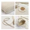 Hand Woven Bag, Eco-friendly, Handbag, Flower Bag, Shoulder Bag, Solid Color, Storage Bag, Vacation Bag, Crossbody Bag