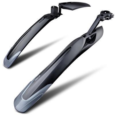 RBRL Fahrrad-Schutzblech-Set, MTB, Radfahren, Schutzblech, E-Bike, verstellbar, Mountainbike, TPE, erweitern, verlängern, Patent-Schnellspanner