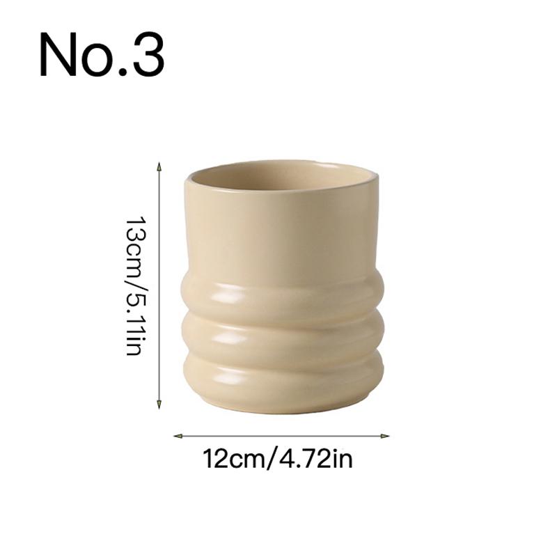 Ghiveci de flori cerc creativ, oală suculentă, vas de ceramică, decorare pentru acasă, ornamente de birou, decorare pentru grădină, vas de plante bonsai