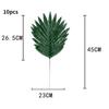 10 Pcs Artificial Plants Tropical Palm Leaves Hawaii Luau Summer Party Jungle Safari Birthday Party Wedding Decor Fake Plants