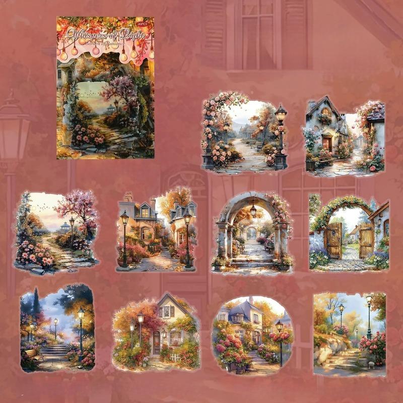 

20 шт./лот Каваи Наклейки для скрапбукинга История света и тени DIY Ведение журнала Скрапбукинг Принадлежности Декоративная канцелярская наклейка