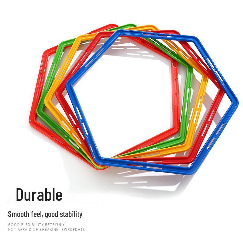 NIDU Hexagonal Agility Training Rings Kit