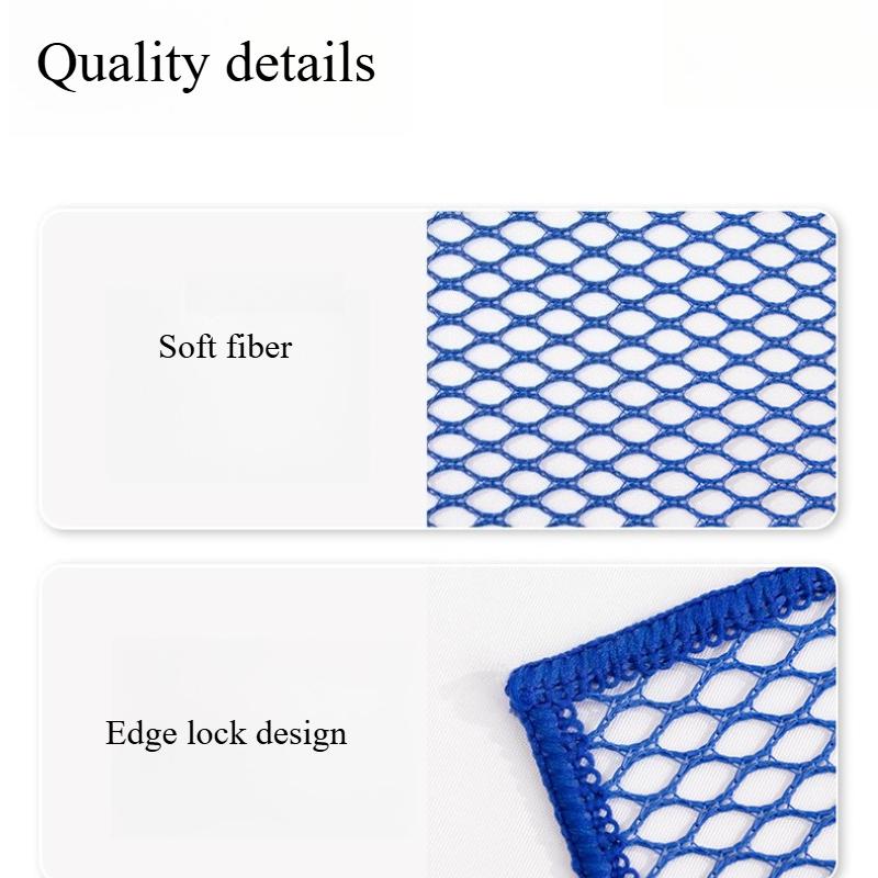 Mesh Dishcloth Oil Free Dishwashing Towel Can Replace Steel Wire Balls Scouring Pad Duster Cleaning Wiping Rags Kitchen Towels