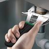 Professional Short Handle Adjustable Wrench Large Opening Multi Function Pipe Repair Tool for Small Space