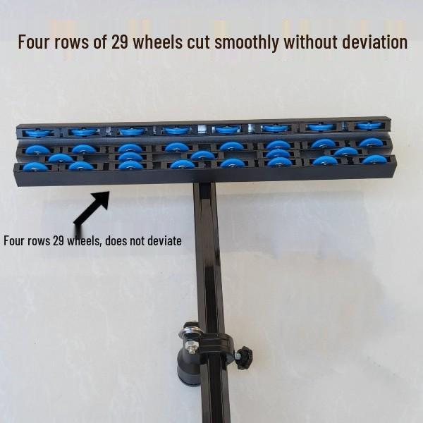 Four-Row Wheel Tile Cutter: Reinforced Stone, Rock Slab Cutting Tool