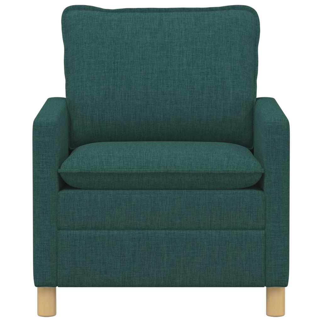 Sofa Dark Green 76 x 81 x 87.5 cm Fabric