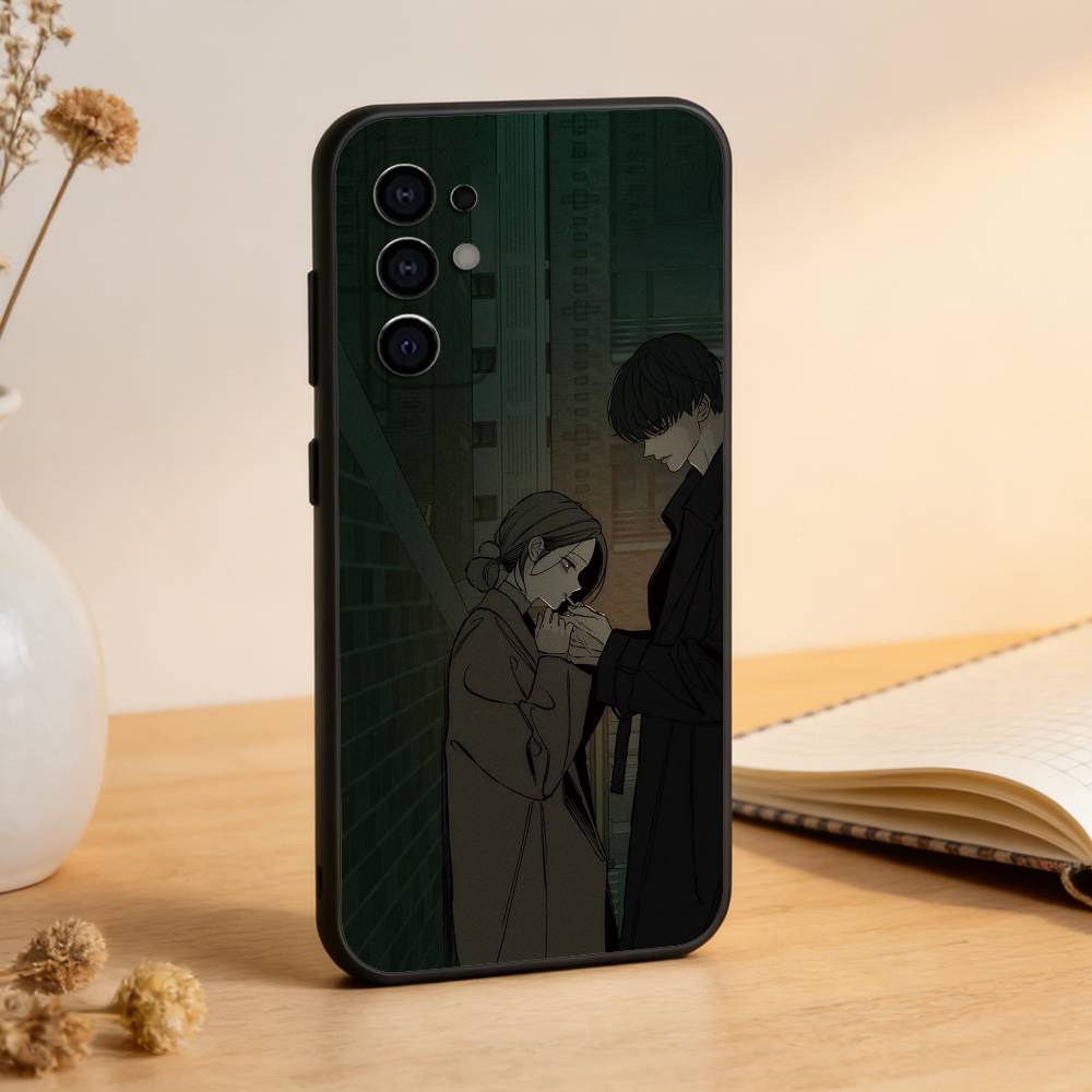 

T-Tears on a Withered Flower Phone Case Black Silicone Soft For Samsung S25,S24,S21,S22,S23,S30,Ultra,S20,Plus,Fe,Lite Samsung S30plus5G