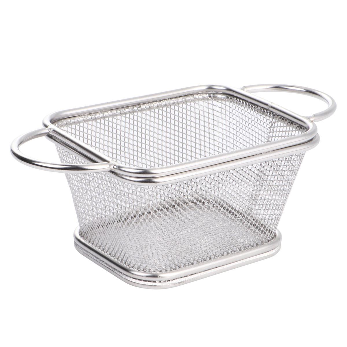

Stainless Steel Frying Basket With Two Handles Mesh Colander For French Fries Wings Potatoes Deep Fryer Use Kitchen