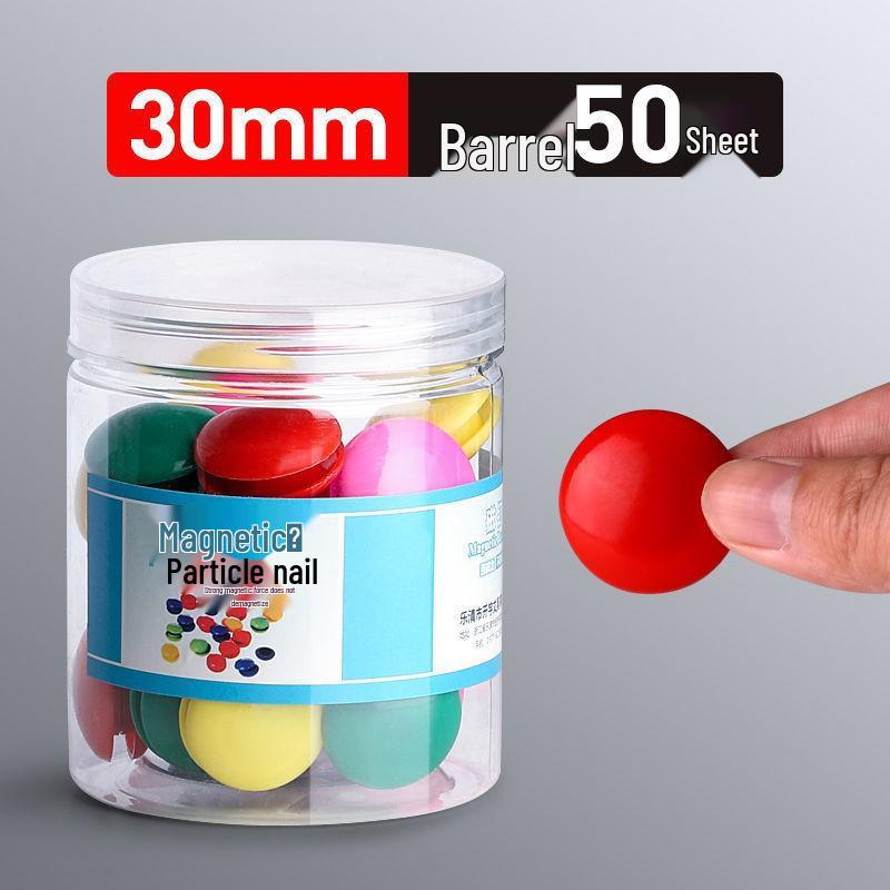 Round Colored Whiteboard Magnet Clips - Strong Magnetic Hold for Blackboard & Whiteboard