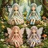 Kit Patchwork Fai da Te Kit Fatine, Fatine dei Fiori Cucito Realizza 4 Bambole di Stoffa Creazione Bambole, Progetto Creativo Facile per Principianti per Decorazione Casa Regalo Fatto a Mano
