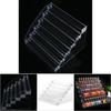 Durable Polish Acrylic Clear Makeup Display Stand Rack Organizer Holder Six Layers
