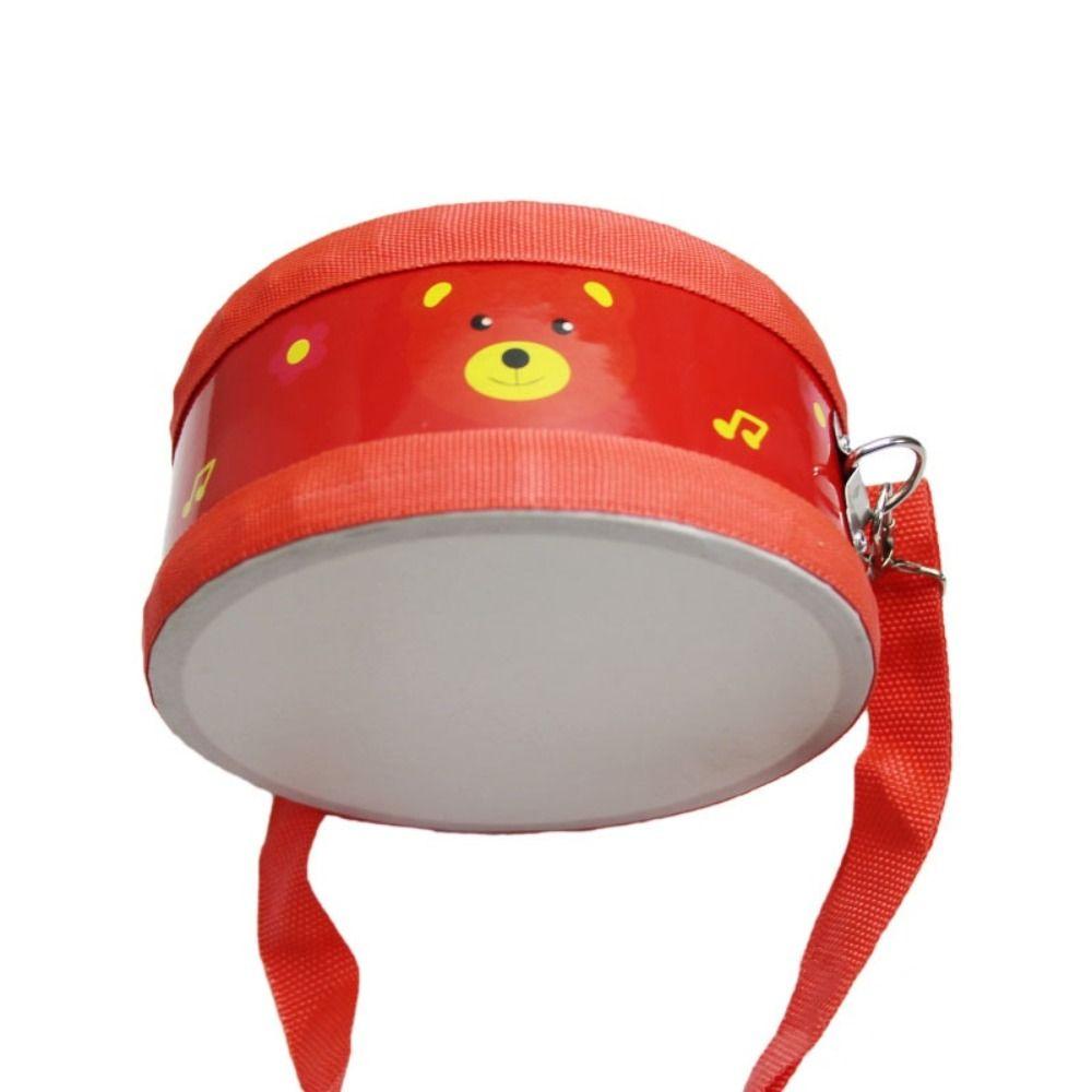 Animal Pattern Children's Drum Toy Double Sided Kids Hand Drum Musical Instrument Toy  Percussion
