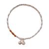 Weihnachts-Bambusglöckchen-Armband: Olivenkerndesign mit hochwertiger, schlichter Eleganz