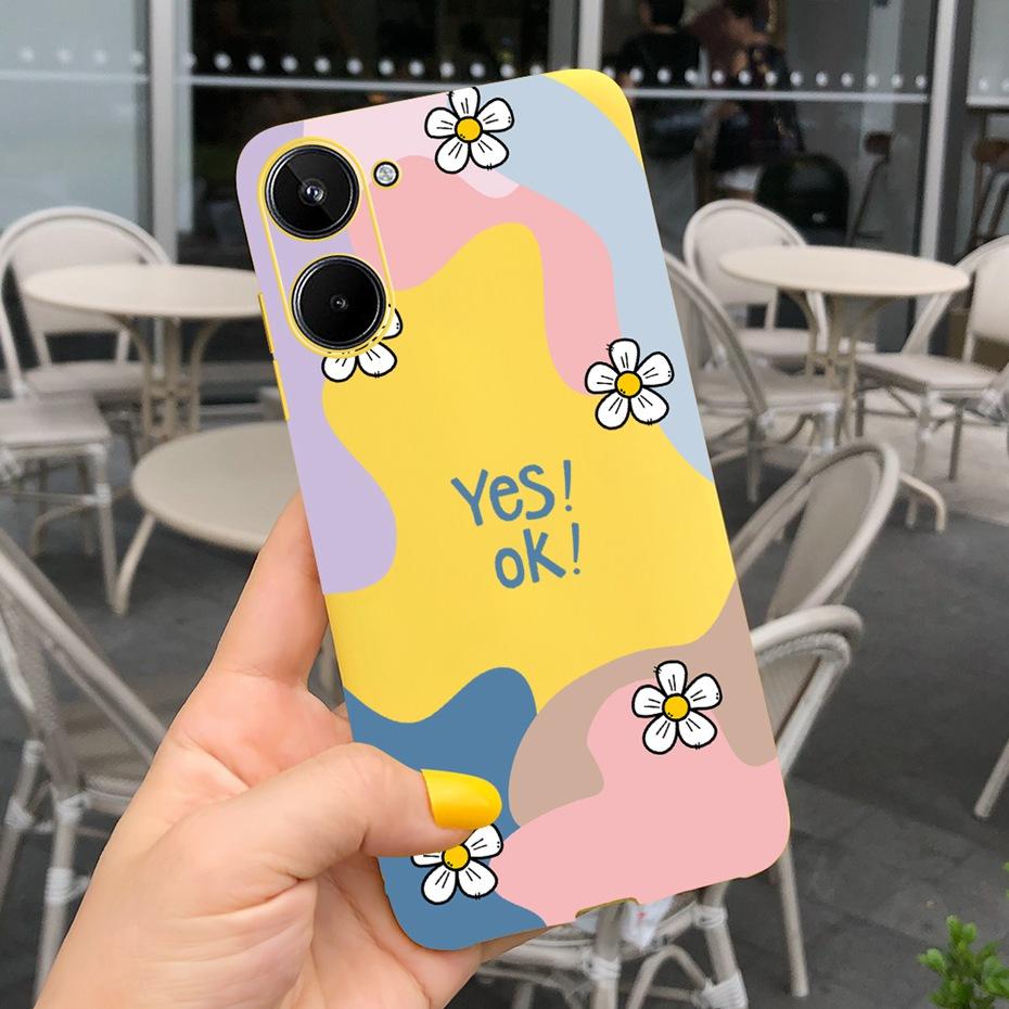 For Realme 10 2022 Lovely Printing Jelly Silicone Case For Realme10 RMX3630 Funda Realme 10 4G Soft TPU Phone Cases