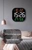 LED Acrylic Decorative Gym Wall Clock with Countdown Timer for Living Room