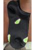 Avocado Jacquard Women's Korean-Style Non-Slip Low-Cut Ankle Socks