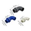 1PC 3 Size Available PVC Pipe Aquarium Fish Tank Elbow Drainage Connectors Overflow Thread Water Tank Supply Home DIY Tube Joint