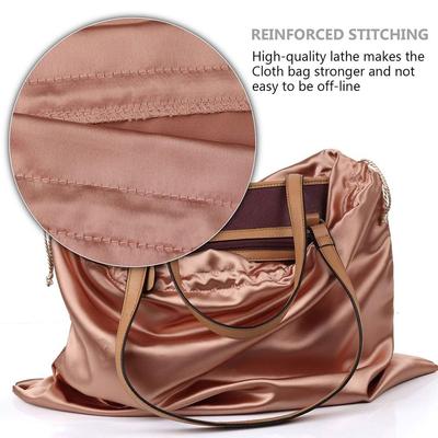 Bolsas de Polvo para Bolsos Paño de Seda Grueso Cubierta Antipolvo Bolsas de Almacenamiento Bolsa con Cordón para Bolsos Tote Zapatos Botas a Prueba de Polvo