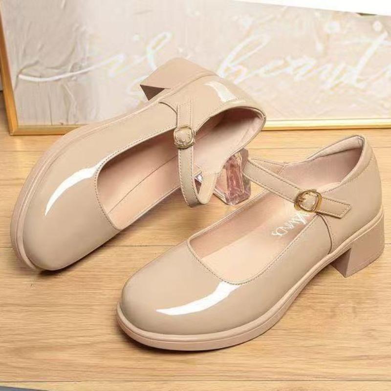 Mary Jane women's shoes new spring fashion versatile single shoes with skirts lady style small leather shoes