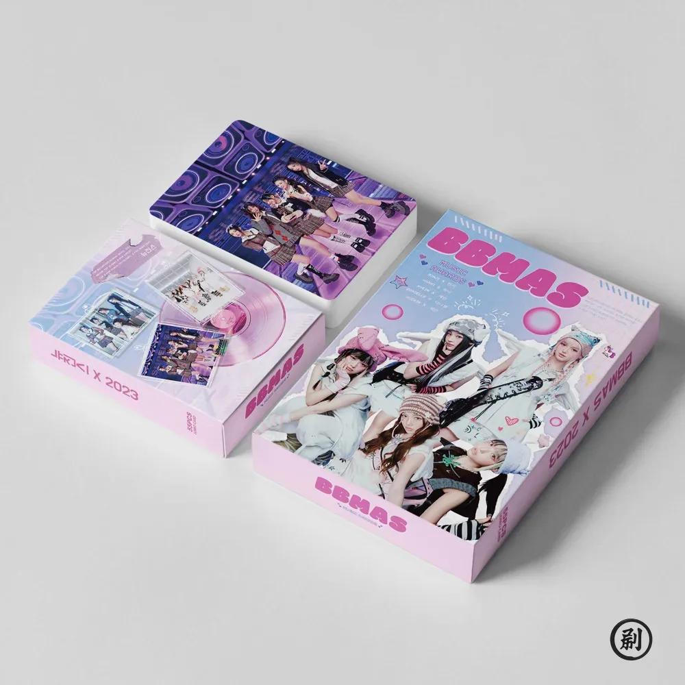 55 buc. Grup de fete Idol Album Nou Bunnies Club Fotocarte Imprimată HD MINJI Hanni DanieIIe Hyein Haerin Carduri Lomo Cadouri pentru Fani