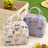 Portable Large Capacity Handheld Lunch Bag Office Worker Lunch Box Handbag Insulated Bag Bento Bag Outdoor Camping Picnic Basket Ice Pack