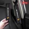 Car Carbon Fibre Seat Belt Shoulder Protector Cover Pad For Porsche Panamera Cayenne Taycan 911 718 Macan Carrera-GT 928 944 968