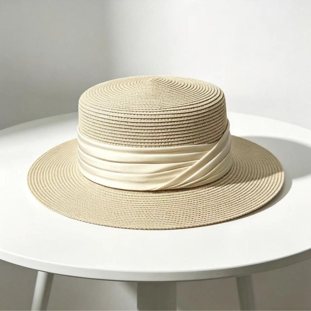 Adjustable Summer Sun Hats UV Protection Boater Hat French Beach Hats  for Women