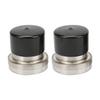 2PCS 2.441in Bearing Buddy Stainless Steel Lubricator Tool Kit for Most Boat Trailer Wheel