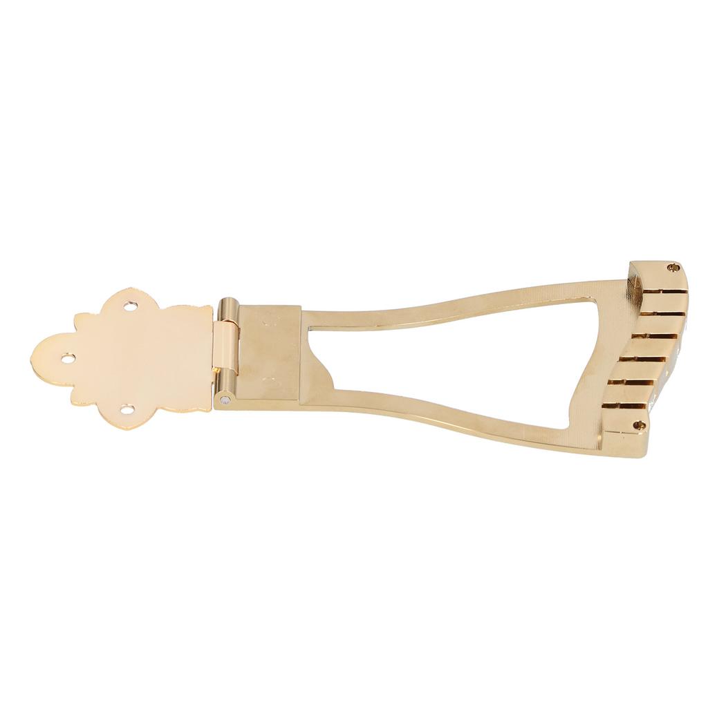 Bridge Tailpiece Replacement for Electric Jazz Guitar Musical Instrument AccessoriesGold
