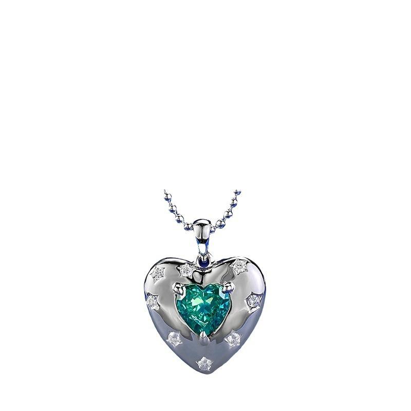 New S925 Silver Inlaid Full Flower European and American Popular Women s Necklace Wedding Jewelry