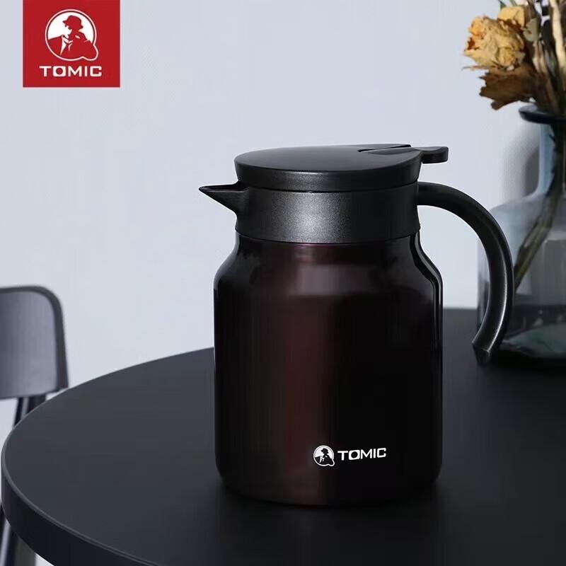 TOMIC Double-Layer Stainless Steel Vacuum Flask with Ceramic Liner
