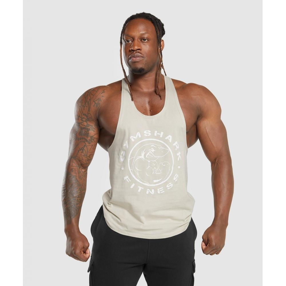 

Gymshark Legacy Stringer Pebble Grey A5a3a Gb7p XS