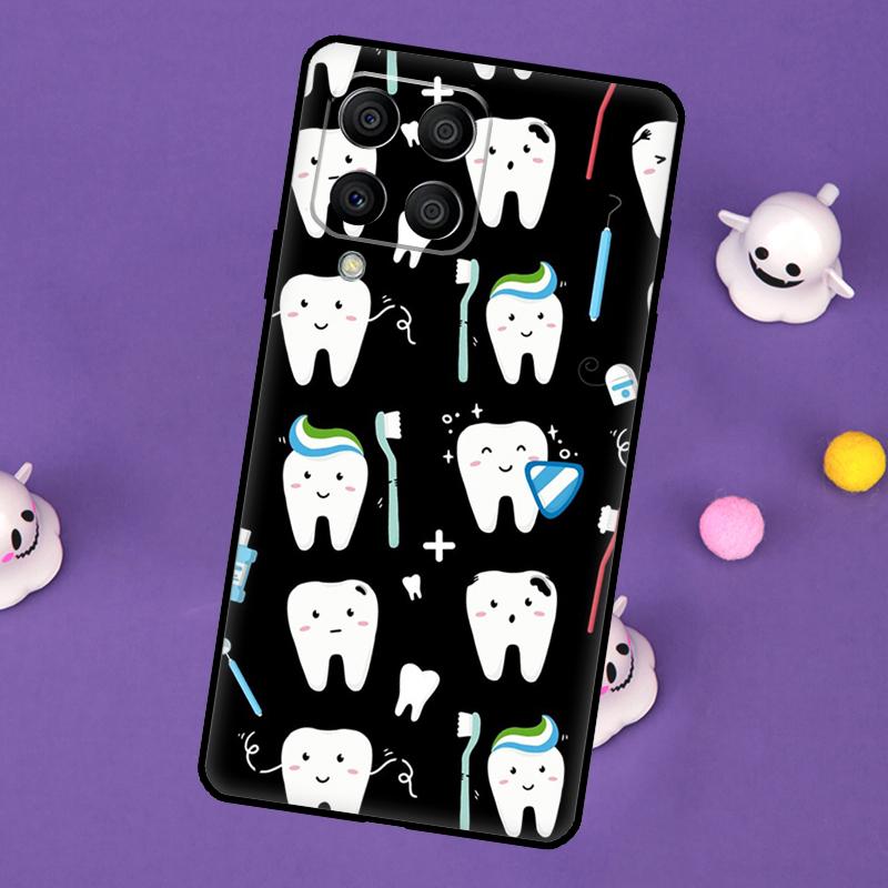 Zahnarzt Zahn Zähne Zahnarzt Abdeckung Für Samsung Galaxy M20 M30s M33 M13 M23 M53 M15 M55 M31 M51 M14 M34 M54 M32 M52 Hülle